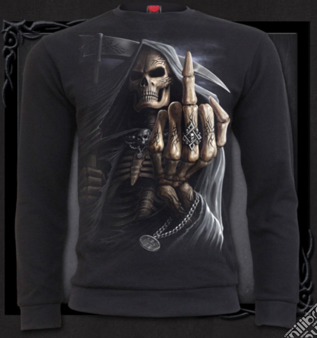 Bone Finger Heavy Pique Sweat (T-Shirt Unisex Tg. XL) gioco di Spiral