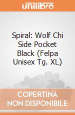 Spiral: Wolf Chi Side Pocket Black (Felpa Unisex Tg. XL) gioco di Spiral
