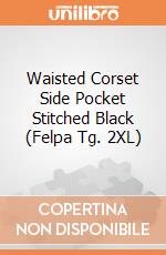 Waisted Corset Side Pocket Stitched Black (Felpa Tg. 2XL) gioco di Spiral