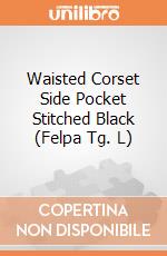 Waisted Corset Side Pocket Stitched Black (Felpa Tg. L) gioco di Spiral