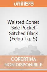 Waisted Corset Side Pocket Stitched Black (Felpa Tg. S) gioco di Spiral