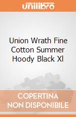Union Wrath Fine Cotton Summer Hoody Black Xl gioco di Spiral