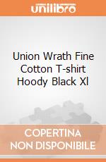 Union Wrath Fine Cotton T-shirt Hoody Black Xl gioco di Spiral