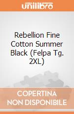 Rebellion Fine Cotton Summer Black (Felpa Tg. 2XL) gioco di Spiral