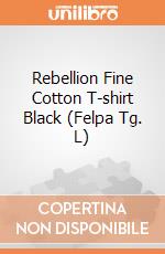 Rebellion Fine Cotton T-shirt Black (Felpa Tg. L) gioco di Spiral
