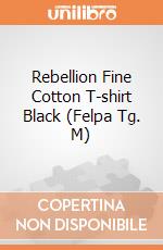 Rebellion Fine Cotton T-shirt Black (Felpa Tg. M) gioco di Spiral