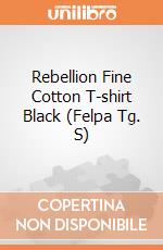 Rebellion Fine Cotton T-shirt Black (Felpa Tg. S) gioco di Spiral