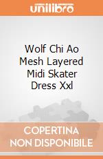 Wolf Chi Ao Mesh Layered Midi Skater Dress Xxl gioco di Spiral