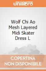 Wolf Chi Ao Mesh Layered Midi Skater Dress L gioco di Spiral