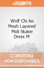 Wolf Chi Ao Mesh Layered Midi Skater Dress M gioco di Spiral