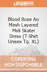 Blood Rose Ao Mesh Layered Midi Skater Dress (T-Shirt Unisex Tg. XL) gioco di Spiral