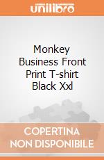Monkey Business Front Print T-shirt Black Xxl gioco di Spiral