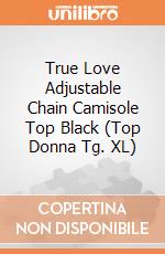 True Love Adjustable Chain Camisole Top Black (Top Donna Tg. XL) gioco di Spiral
