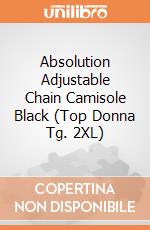 Absolution Adjustable Chain Camisole Black (Top Donna Tg. 2XL) gioco di Spiral
