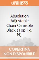 Absolution Adjustable Chain Camisole Black (Top Tg. M) gioco di Spiral