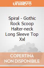 Spiral - Gothic Rock Scoop Halter-neck Long Sleeve Top Xxl gioco di Spiral