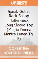Spiral: Gothic Rock Scoop Halter-neck Long Sleeve Top (Maglia Donna Manica Lunga Tg. S) gioco di Spiral