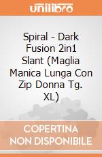 Spiral - Dark Fusion 2in1 Slant (Maglia Manica Lunga Con Zip Donna Tg. XL) gioco di Spiral