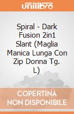 Spiral - Dark Fusion 2in1 Slant (Maglia Manica Lunga Con Zip Donna Tg. L) gioco di Spiral