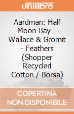 Aardman: Half Moon Bay - Wallace & Gromit - Feathers (Shopper Recycled Cotton / Borsa) giochi