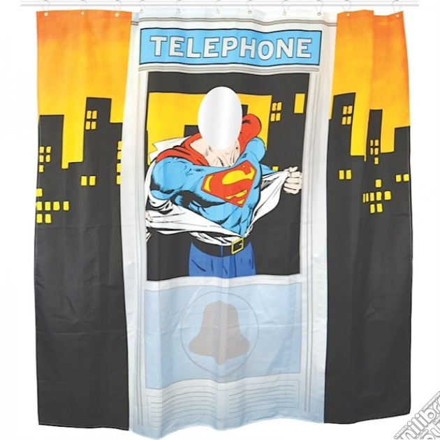 Shower Curtain -superman (telephone Box) gioco