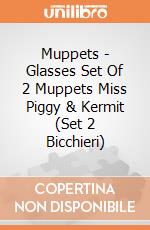 Muppets - Glasses Set Of 2 Muppets Miss Piggy & Kermit (Set 2 Bicchieri) gioco