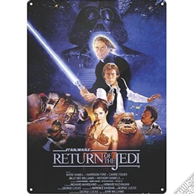 Star Wars - Return Of The Jedi (Targa Acciaio) gioco