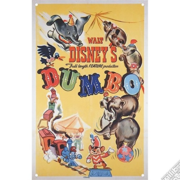Disney Film Posters - Dumbo (Targa Acciaio) gioco
