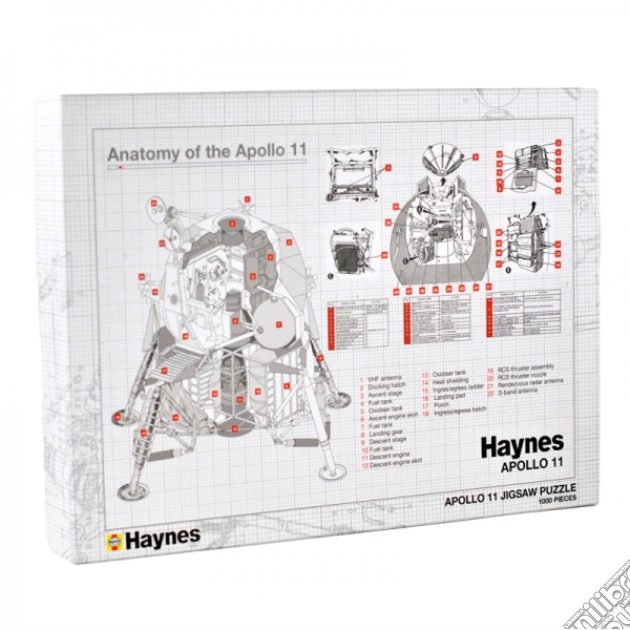 Games And Puzzles - Jigsaw Puzzle 1000 Pieces - Haynes (anatomy Of Apollo 11) gioco