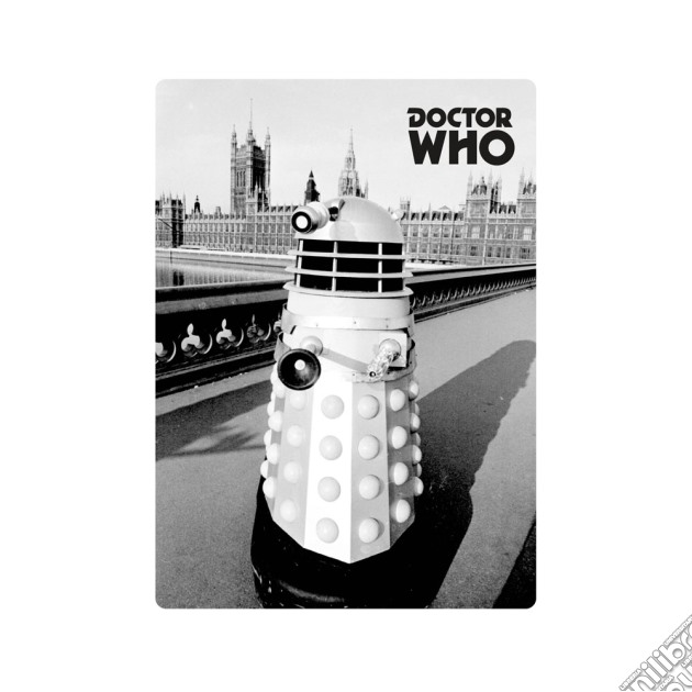 Dr Who - Magnet Metal - Dr Who (greyscale Dalek) gioco
