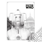 Dr Who - Tin Sign Large - Dr Who (greyscale Cyberman) gioco
