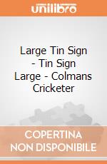 Large Tin Sign - Tin Sign Large - Colmans Cricketer gioco