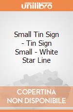 Small Tin Sign - Tin Sign Small - White Star Line gioco di Half Moon Bay