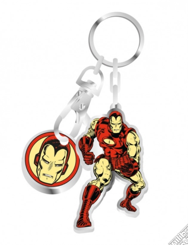 Marvel - Iron Man Keyring On Backing Card Boxed (Portachiavi) gioco