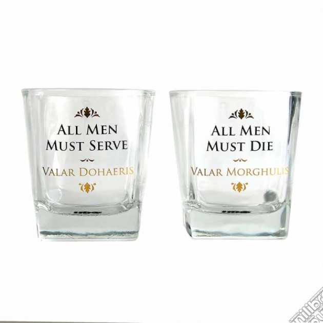 Game Of Thrones - All Men Tumbler (Set 2 Bicchieri) gioco