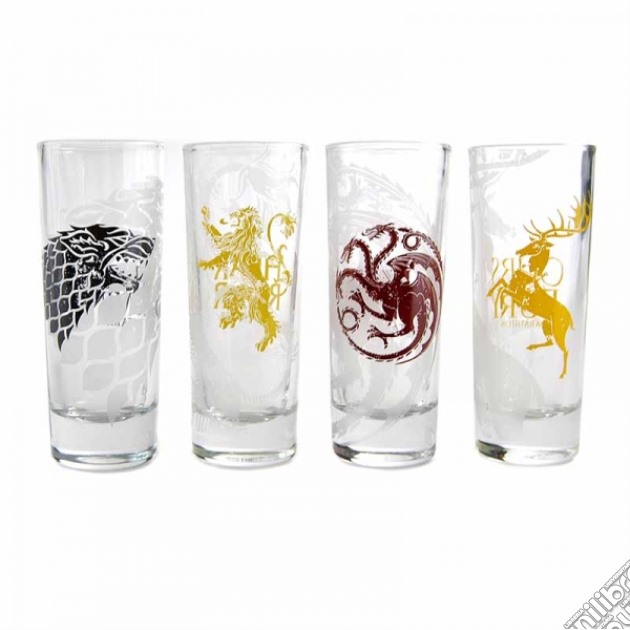 Game Of Thrones - All Houses (Set 4 Bicchieri Piccoli) gioco