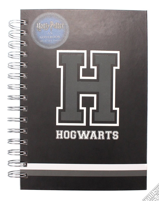Harry Potter - H For Hogwarts (Quaderno A5 Spirale) gioco di Half Moon Bay