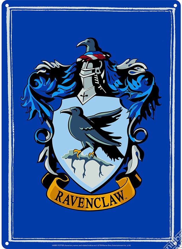 Harry Potter - Ravenclaw (Targa Metallica Piccola) gioco di Half Moon Bay