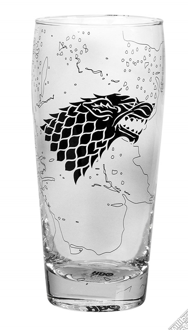 Game Of Thrones: King In The North Glass Pilsner (Bicchiere) gioco