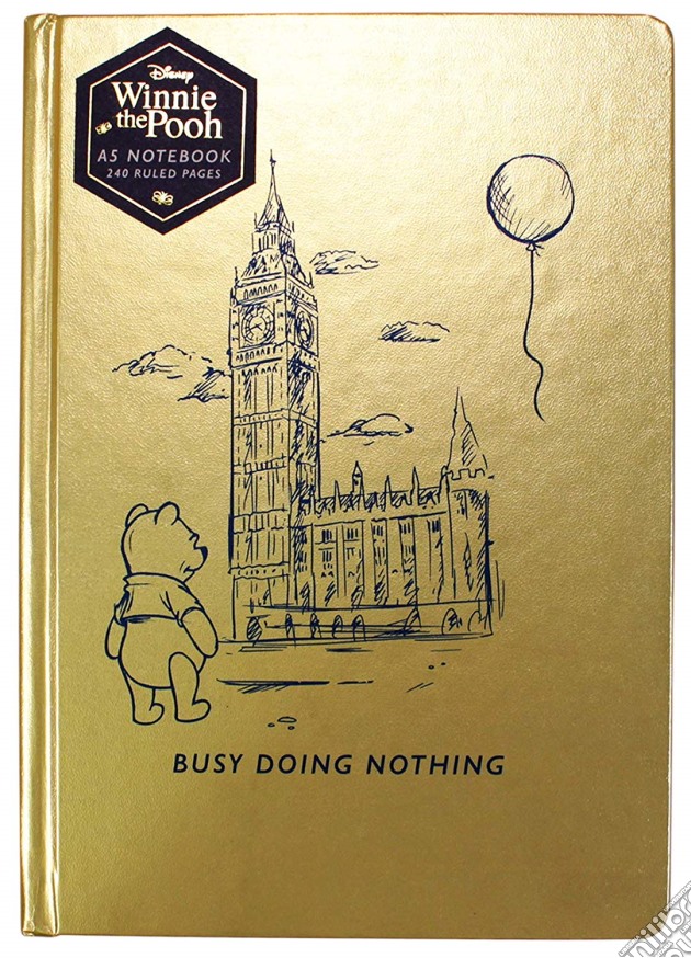 Disney: Winnie The Pooh - Busy Doing Nothing A5 Notebook (Quaderno) gioco