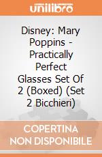 Disney: Mary Poppins - Practically Perfect Glasses Set Of 2 (Boxed) (Set 2 Bicchieri) gioco