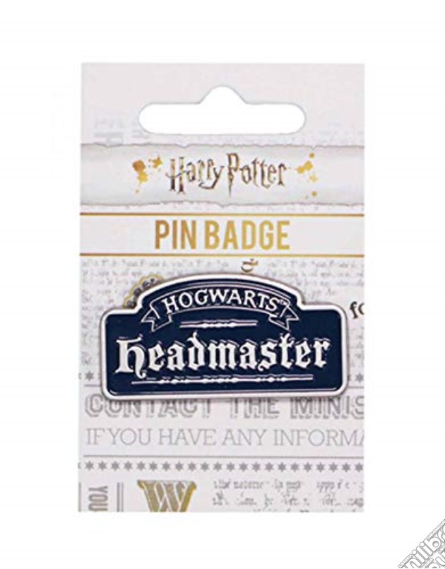 Harry Potter: Half Moon Bay - Headmaster (Pin Badge Enamel / Spilla Smaltata) gioco di Half Moon Bay