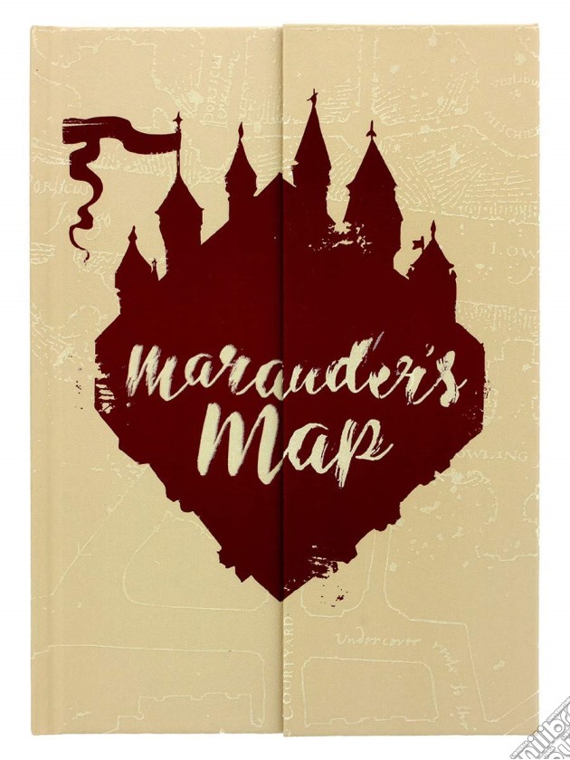Harry Potter - Marauder's Map A5 Notebook gioco di Half Moon Bay