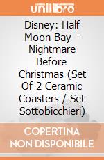 Disney: Half Moon Bay - Nightmare Before Christmas (Set Of 2 Ceramic Coasters / Set Sottobicchieri) gioco