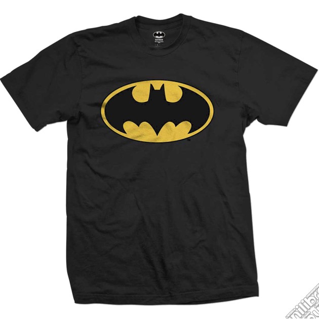 Dc Comics - Batman Logo Black (T-Shirt Unisex Tg. XL) gioco di Rock Off