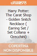 Harry Potter: The Carat Shop - Golden Snitch Necklace ( Earring Set / Set Collana + Orecchini) gioco