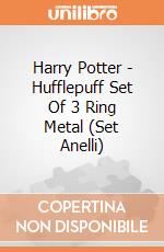 Harry Potter - Hufflepuff Set Of 3 Ring Metal (Set Anelli) gioco