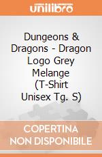 Dungeons & Dragons - Dragon Logo Grey Melange (T-Shirt Unisex Tg. S) gioco di Terminal Video