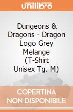 Dungeons & Dragons - Dragon Logo Grey Melange (T-Shirt Unisex Tg. M) gioco di Terminal Video