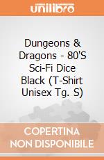 Dungeons & Dragons - 80'S Sci-Fi Dice Black (T-Shirt Unisex Tg. S) gioco di Terminal Video